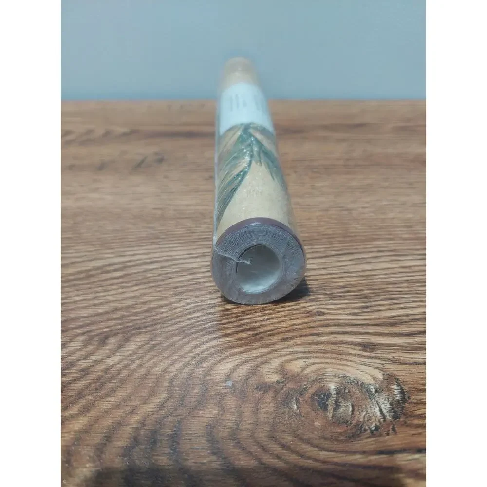New VTG Wallquest Wallpaper Border SR60254B Run 1 Pre-Pasted Palm Tree Tan